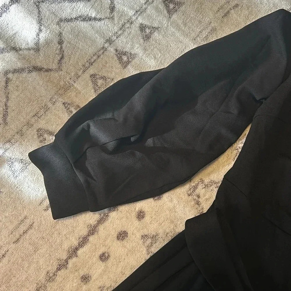 MIDI Style Evening Dress, V Neck Bishop Sleeves Size Small NWOT - Picture 3 of 10